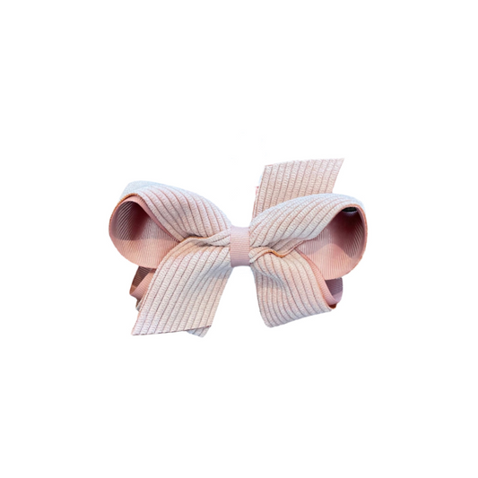 Blush Mini Corduroy Bow