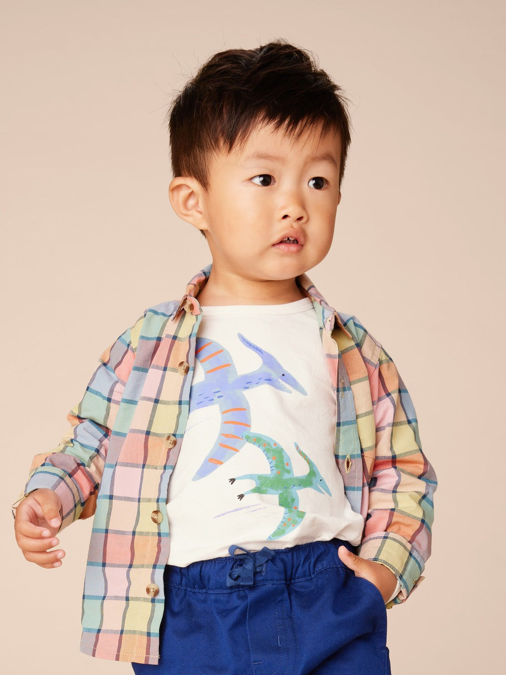 Chalk Dinos BABY graphic tee