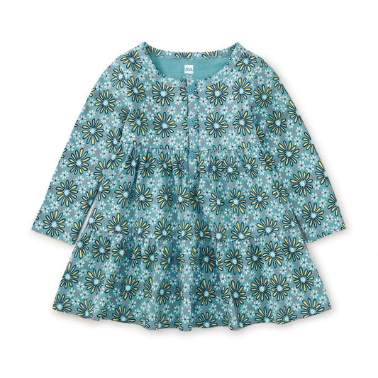 Painted Iznik Henley Baby Dress