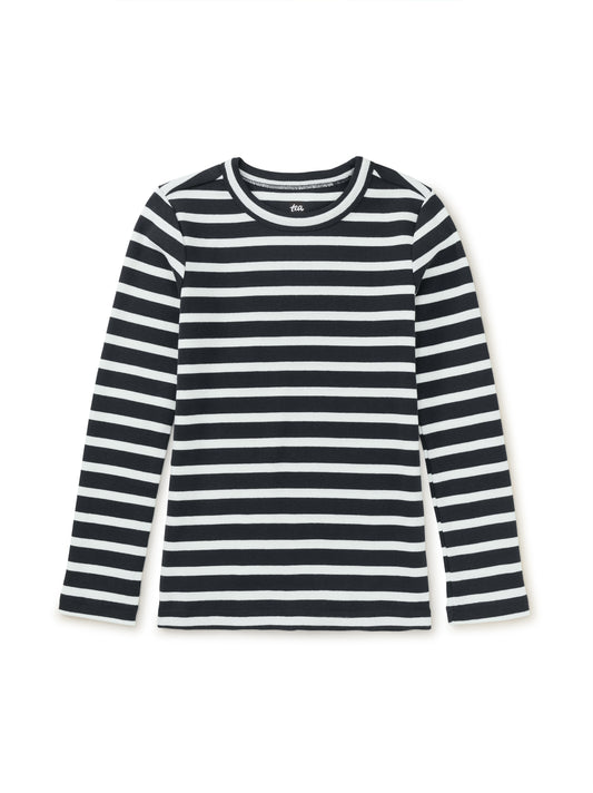 Indigo Striped Tee