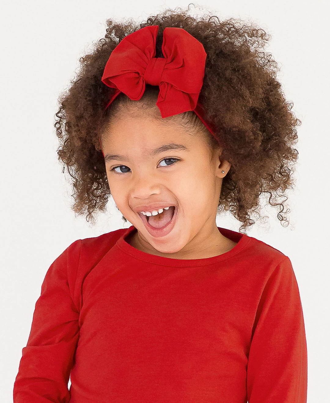 Red Bow Headband