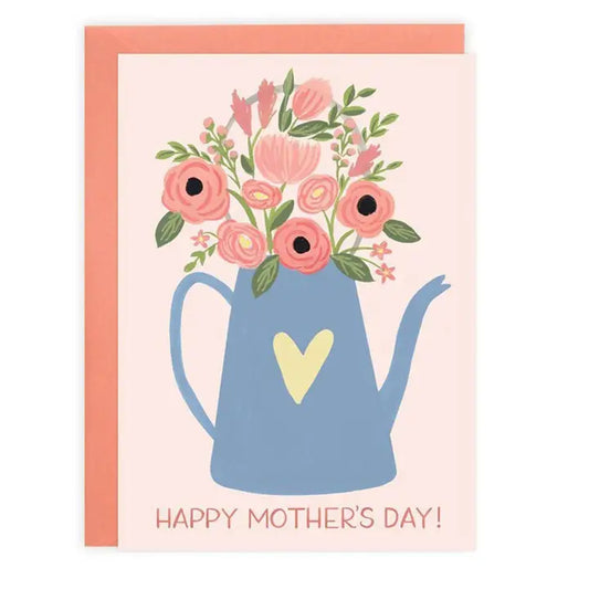 Flower Can Mothers Day Card