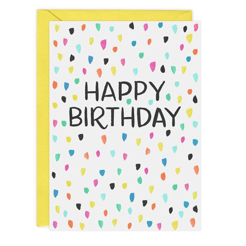 Confetti Big Birthday Card