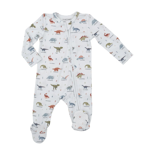 Dinosaur ABC Zipper Footie