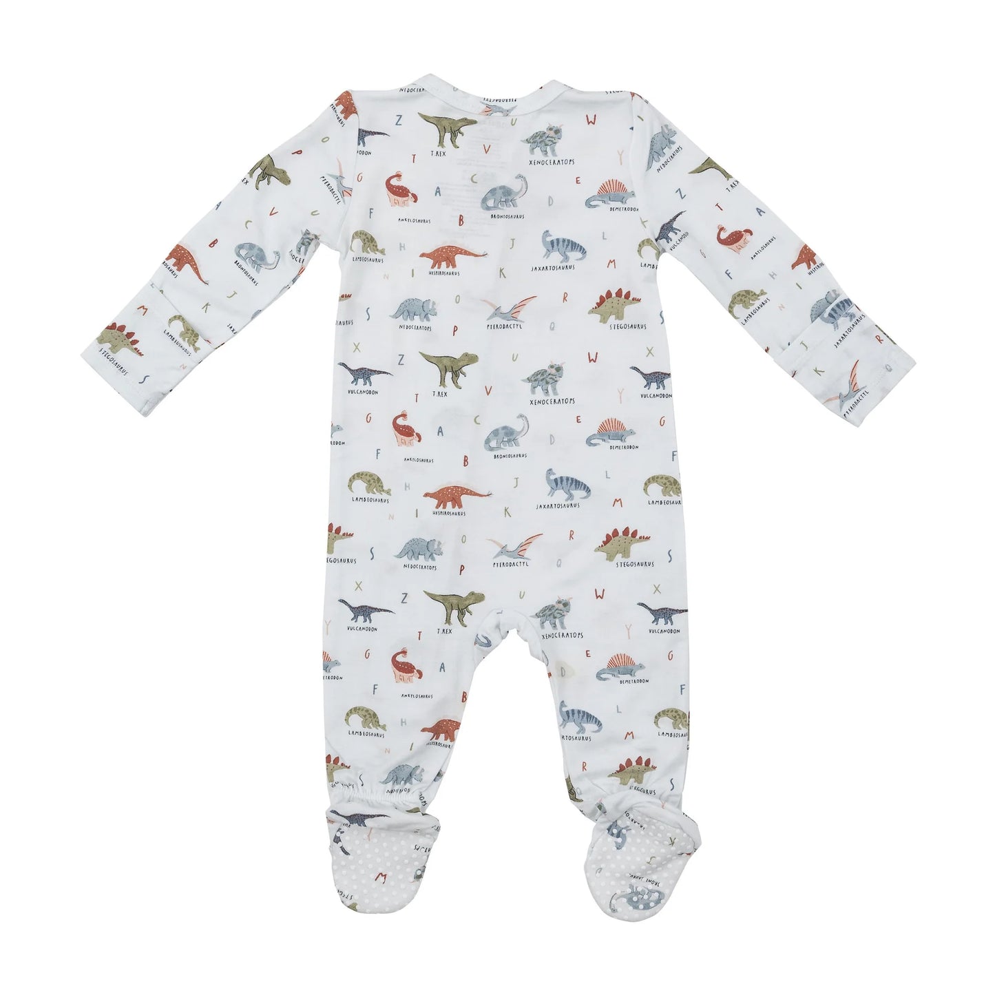 Dinosaur ABC Zipper Footie