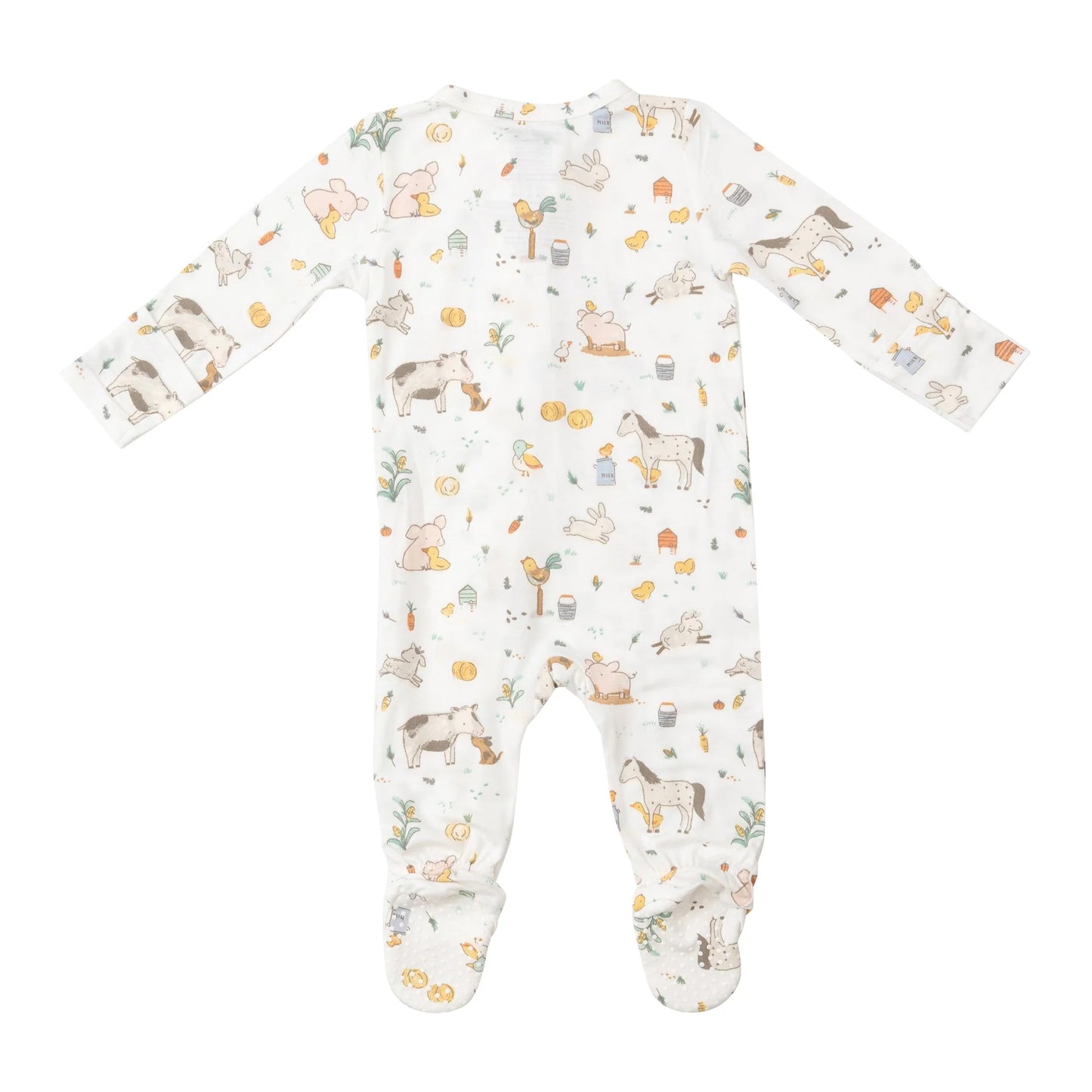 Farm Babies Zipper Footie