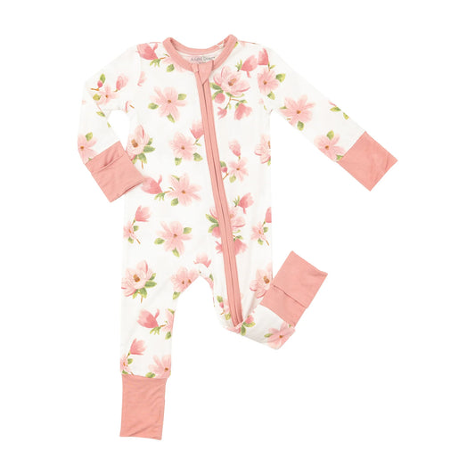 Sweet Magnolias Zipper Romper