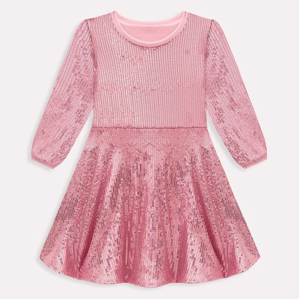 Pink Sequin Dress