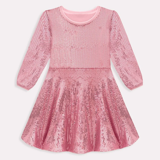 Pink Sequin Dress