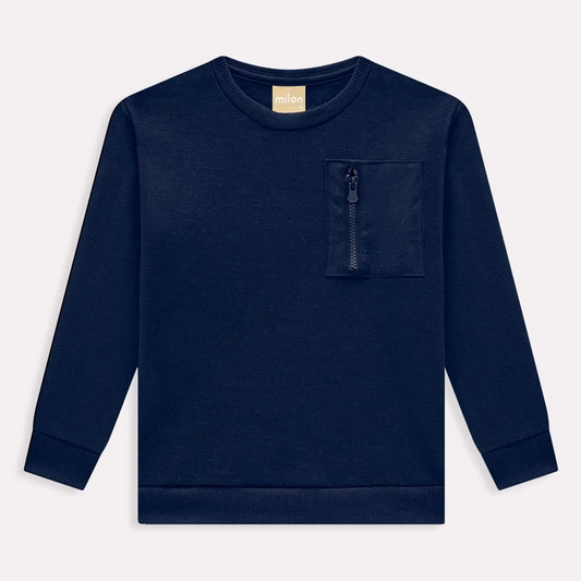 Navy Blue Milon Pullover