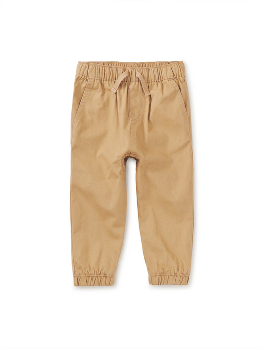 Dune Grass Woven Baby Joggers