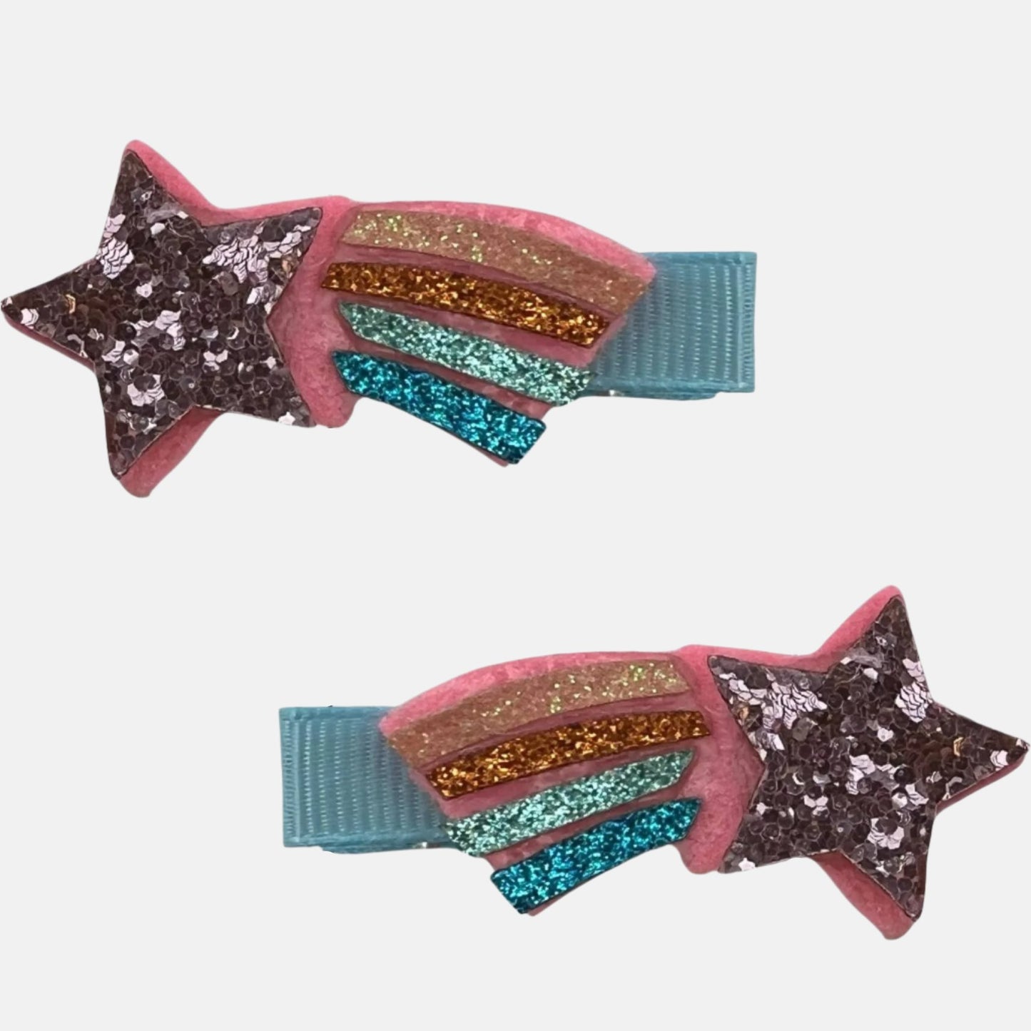 Sparkly Hair Clip Shooting Star