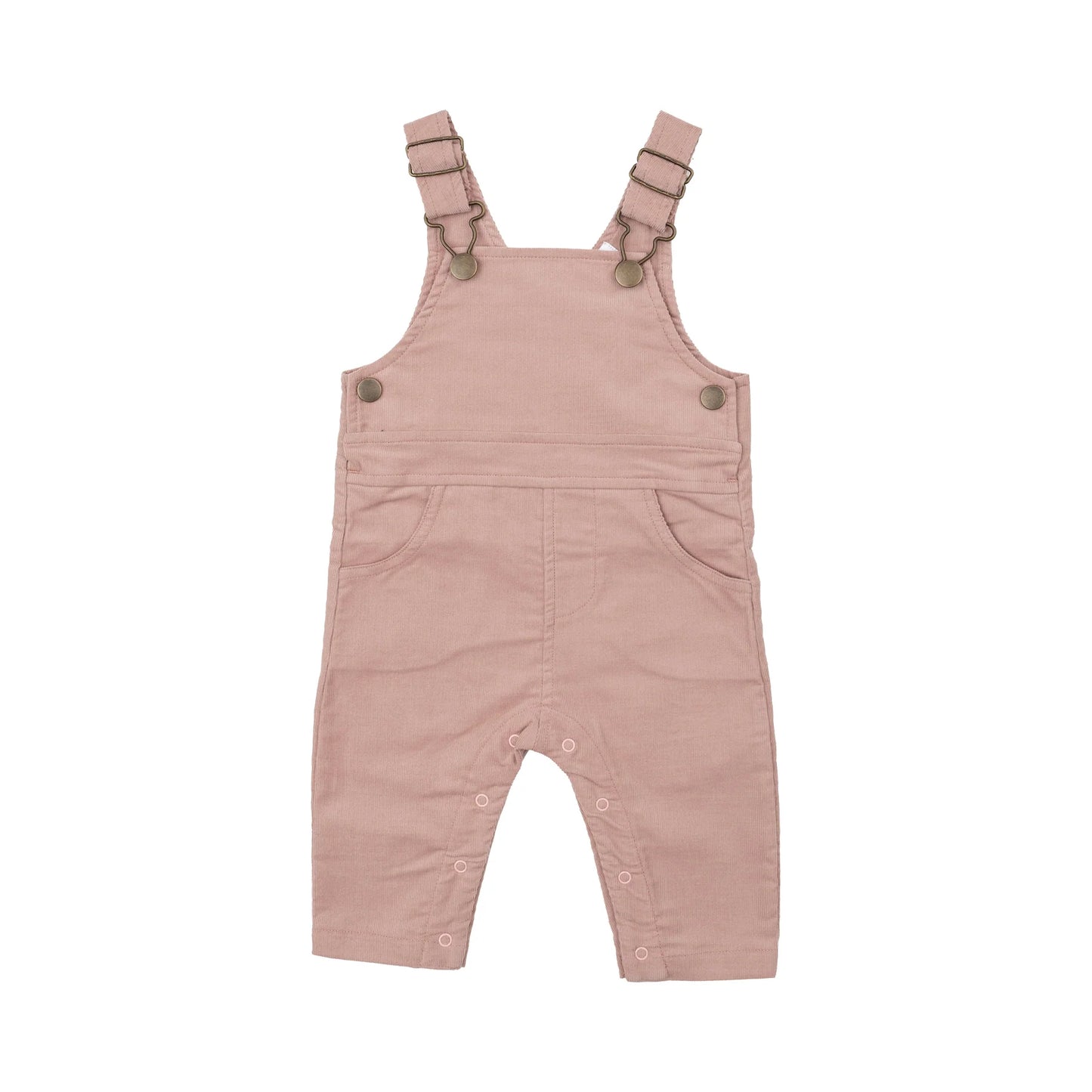 Misty Rose Cord Overall