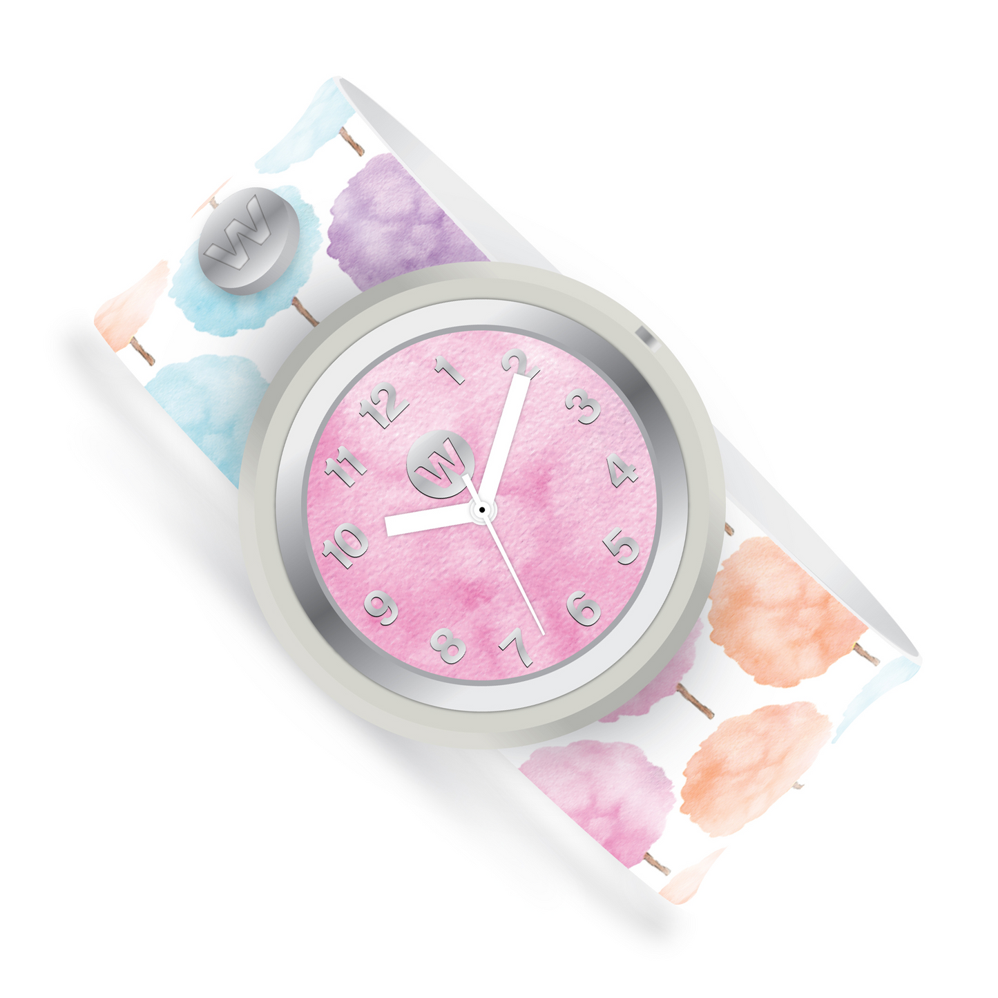 Cotton Candy Digital Slap Watch