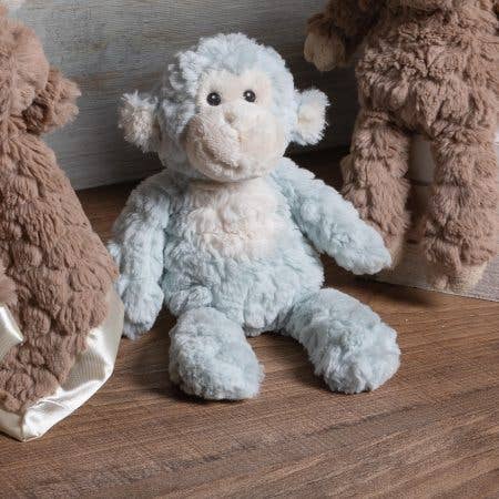 11" Seafoam Putty Nursery Monkey