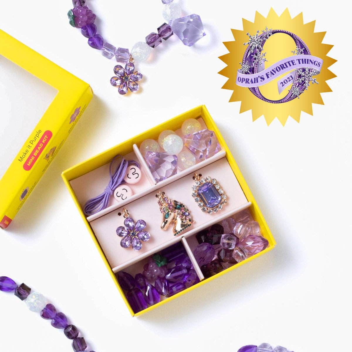 Purple Charm Mini Bead Kit