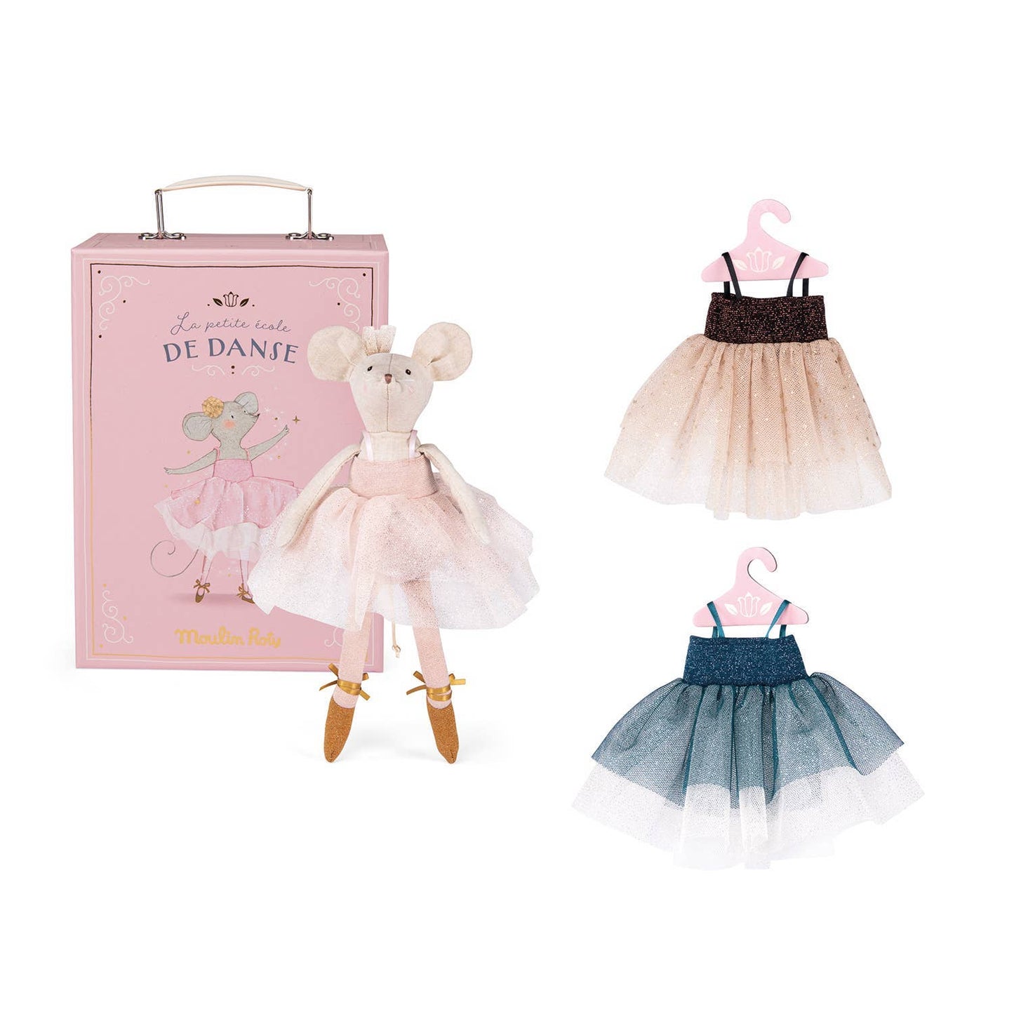 Tutu Suitcase with Ballerina Doll and Wardrobe