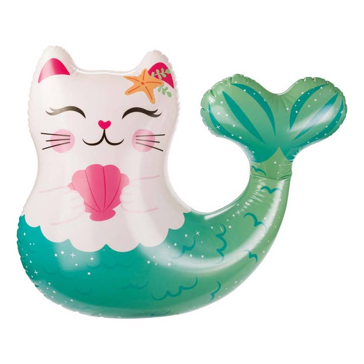 Inflatable Mer Kitty Water Floatie Pool Toy