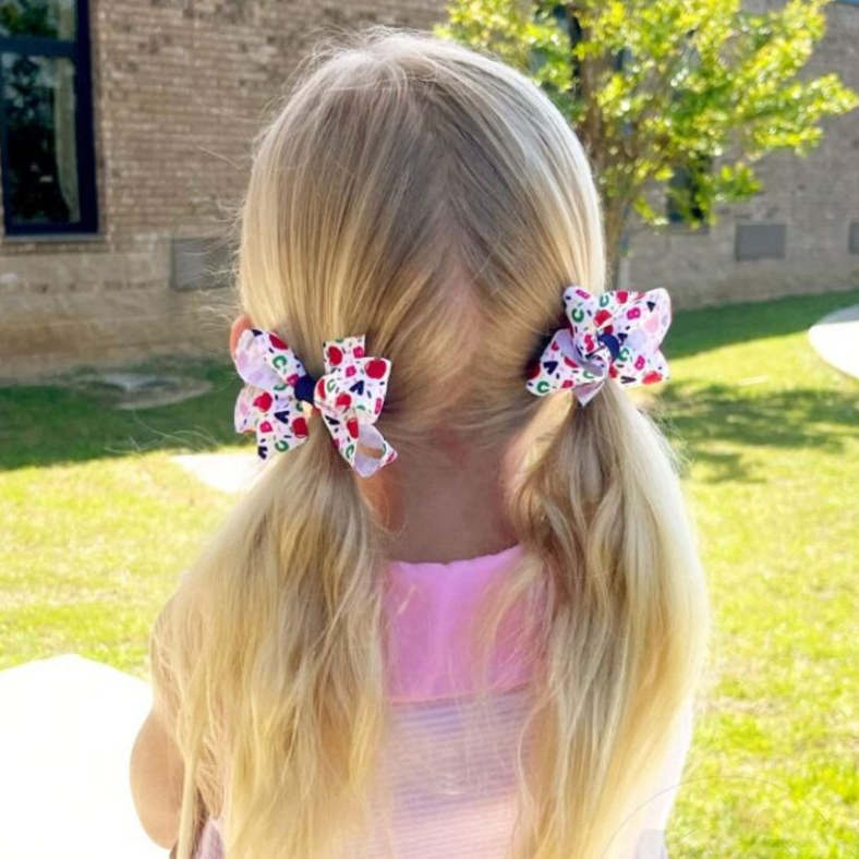 Back To School Mini Bow