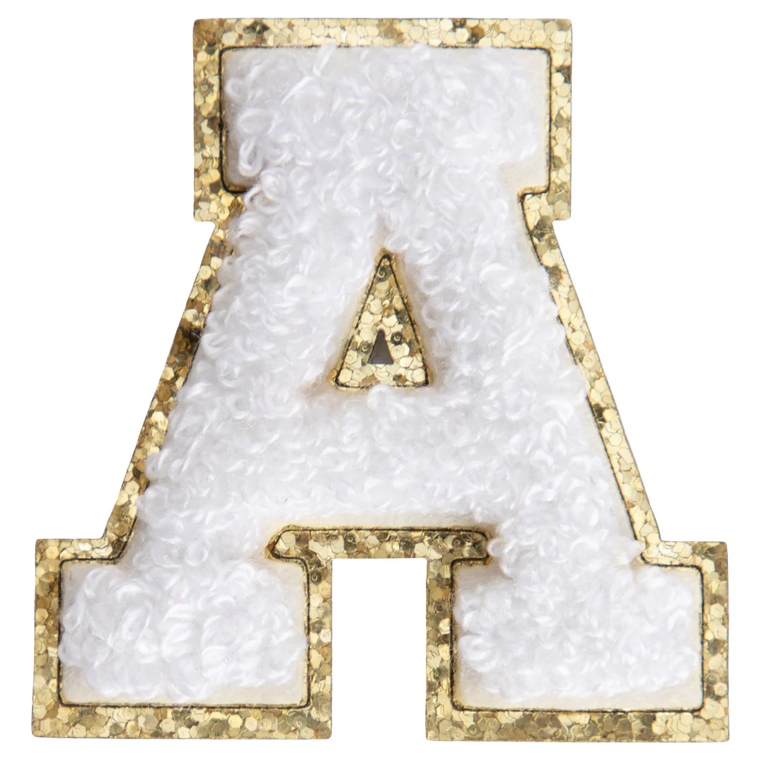 White Chenille Letter