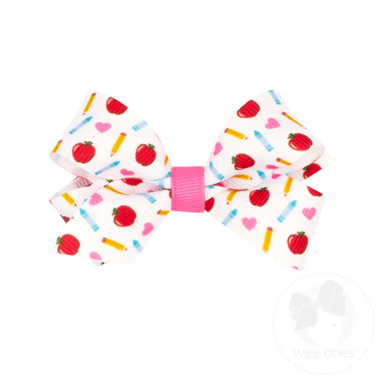 Back To School Mini Bow