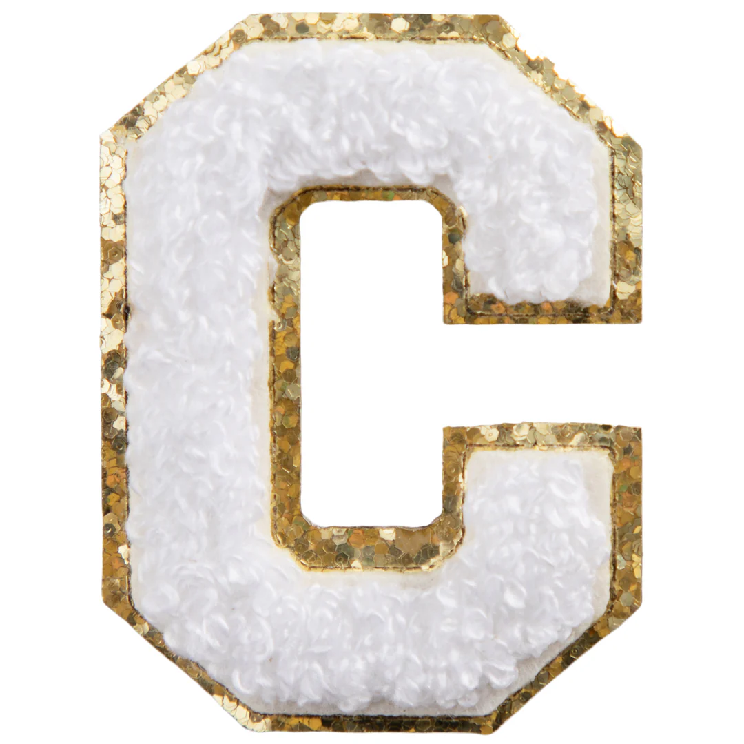 White Chenille Letter