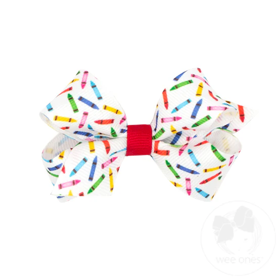 Back To School Mini Bow