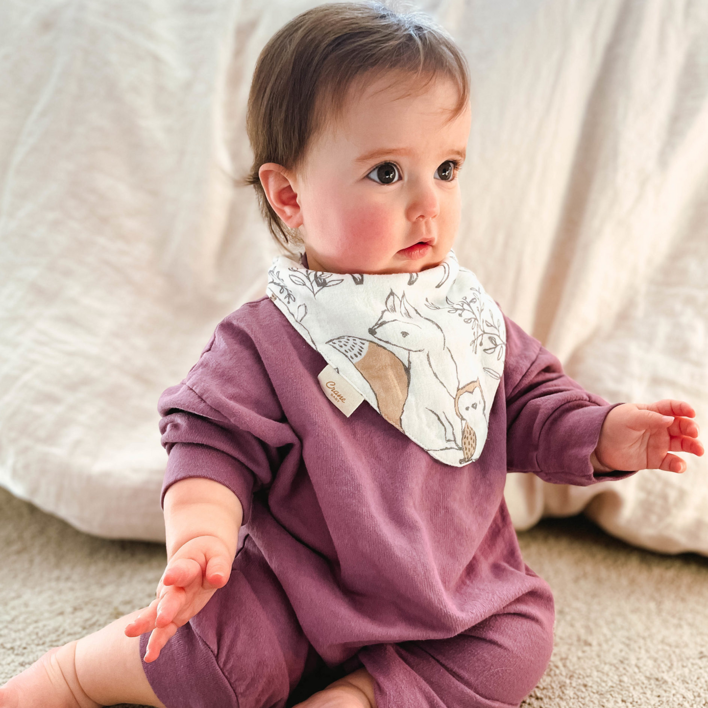 Ezra Muslin Bib Set