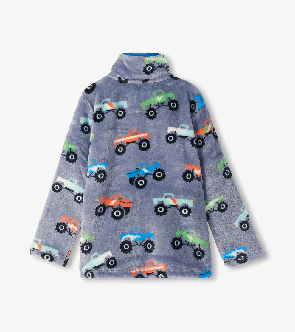 Monster Truck Fuzzy Fleece Jacket