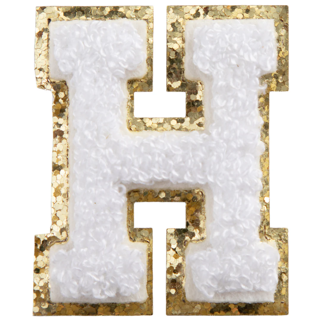 White Chenille Letter