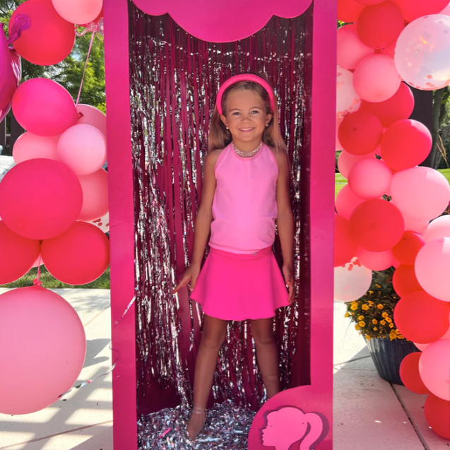 Hot Pink Tennis Skirt