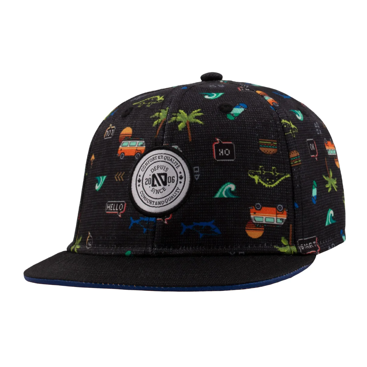 Black Beach Vibe Trucker Hat