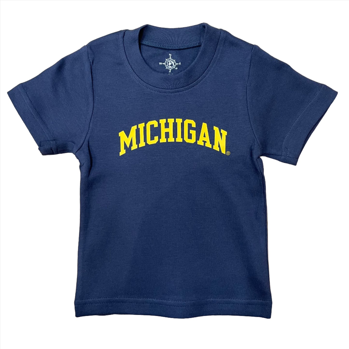 Curved Michigan KIDS Short Sleeve Tee