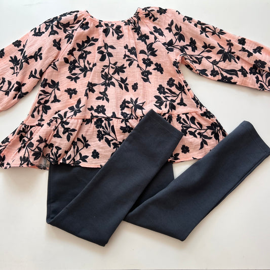 Blush Floral Tunic Set