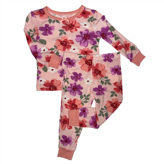 Painted Flowers Bamboo Toddler PJ