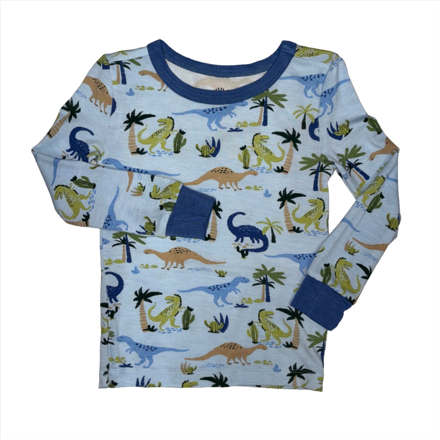 Dino Jungle Bamboo Pajamas (Toddler)