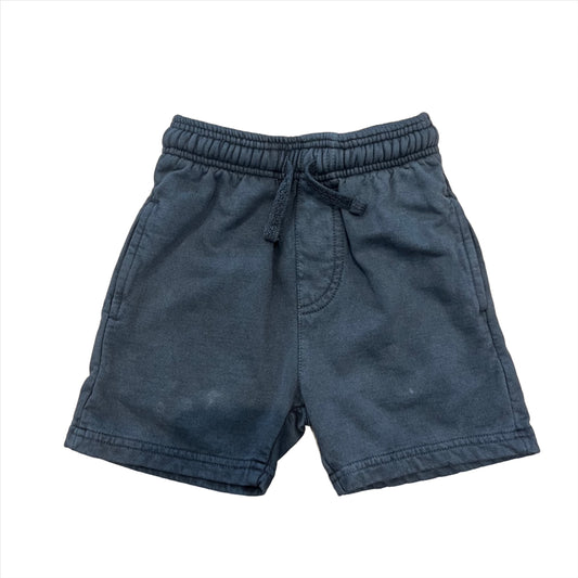 Gray Soft Brushed Cotton Shorts