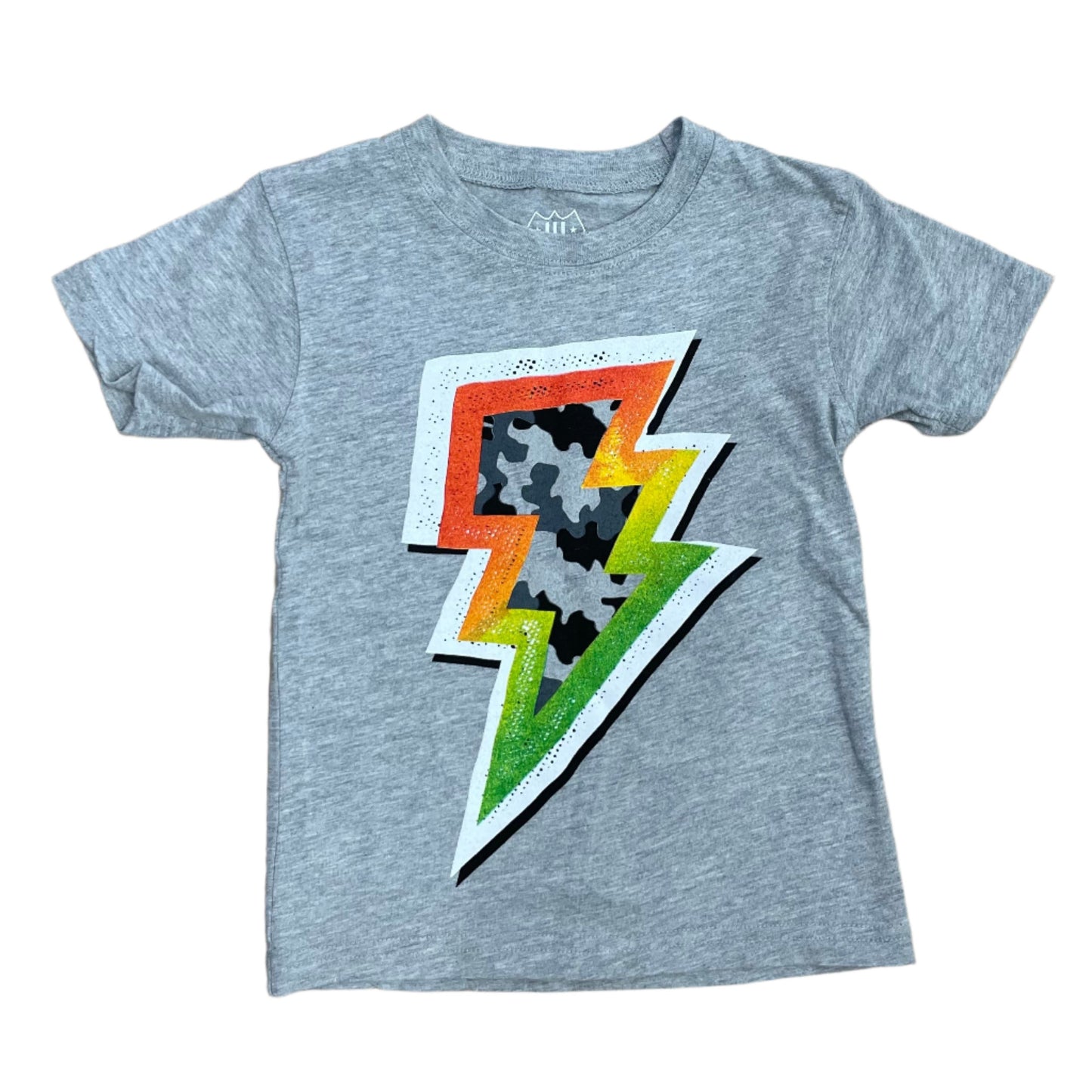 Heather Ombre Lightning Bolt Tee