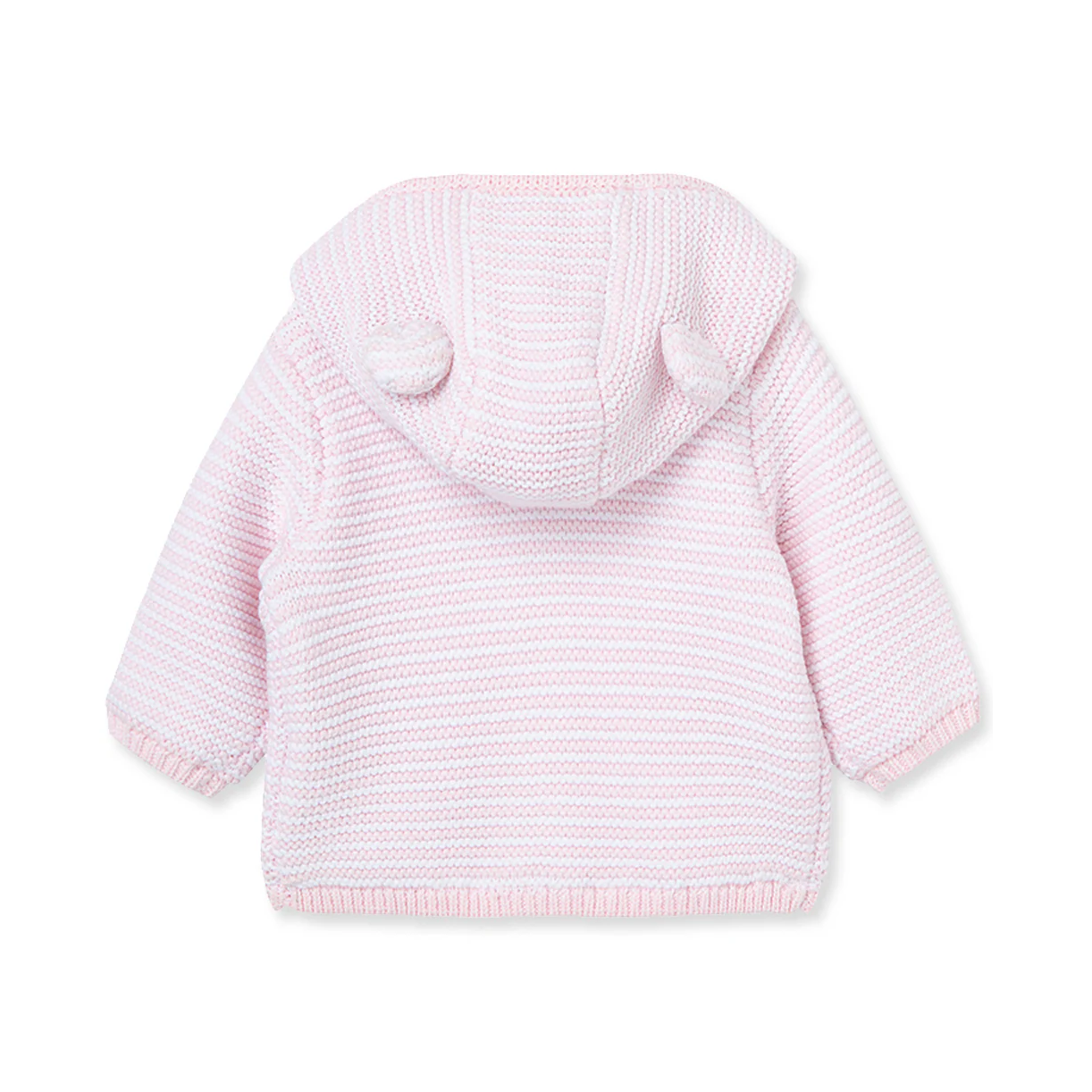 Little Me Pink Knit Button Cardigan