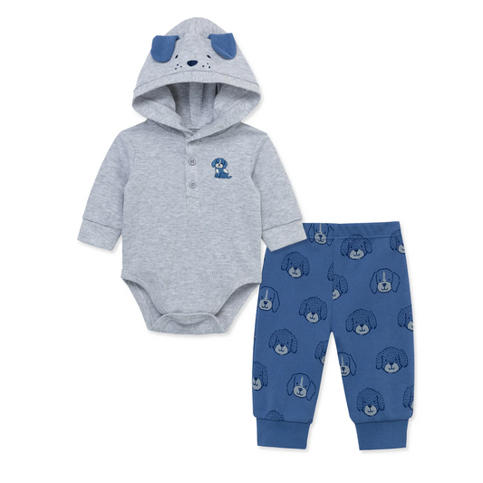 Puppy Bodysuit and Pant Set