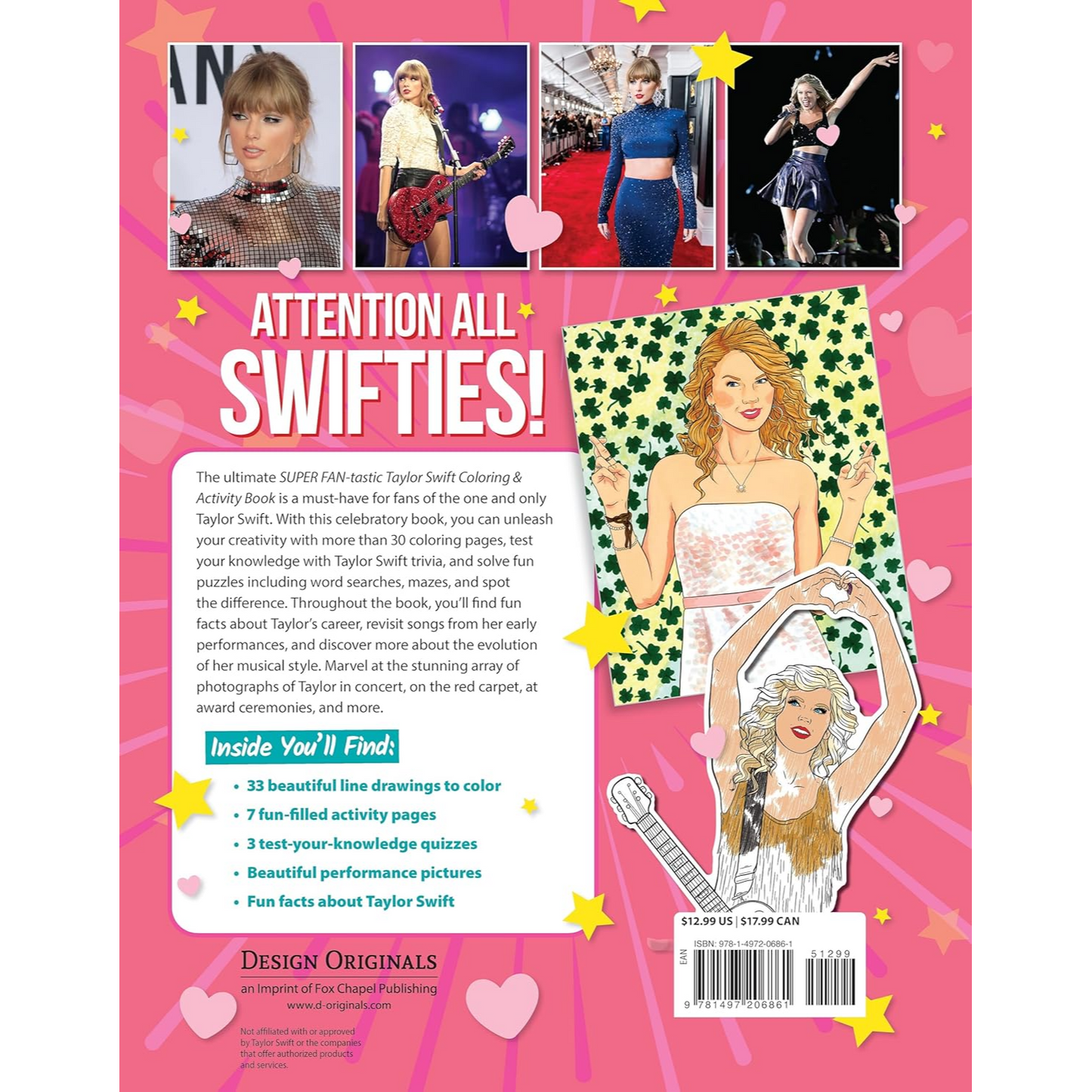 Taylor Swift Coloring & Activity Book