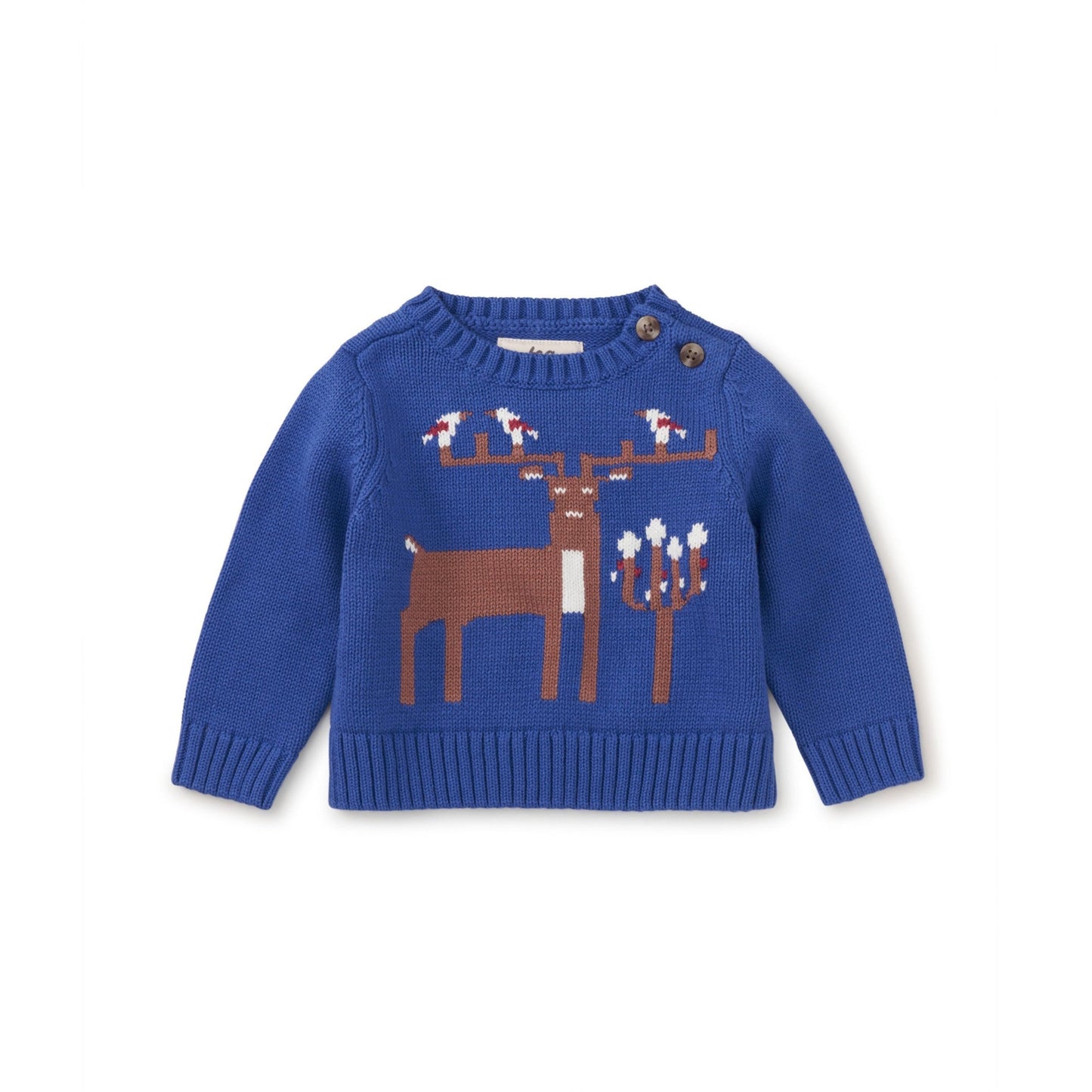 Majorelle Blue Reindeer Sweater