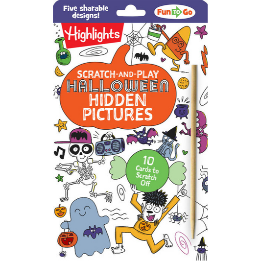 Scratch-and-Play Halloween Hidden Pictures