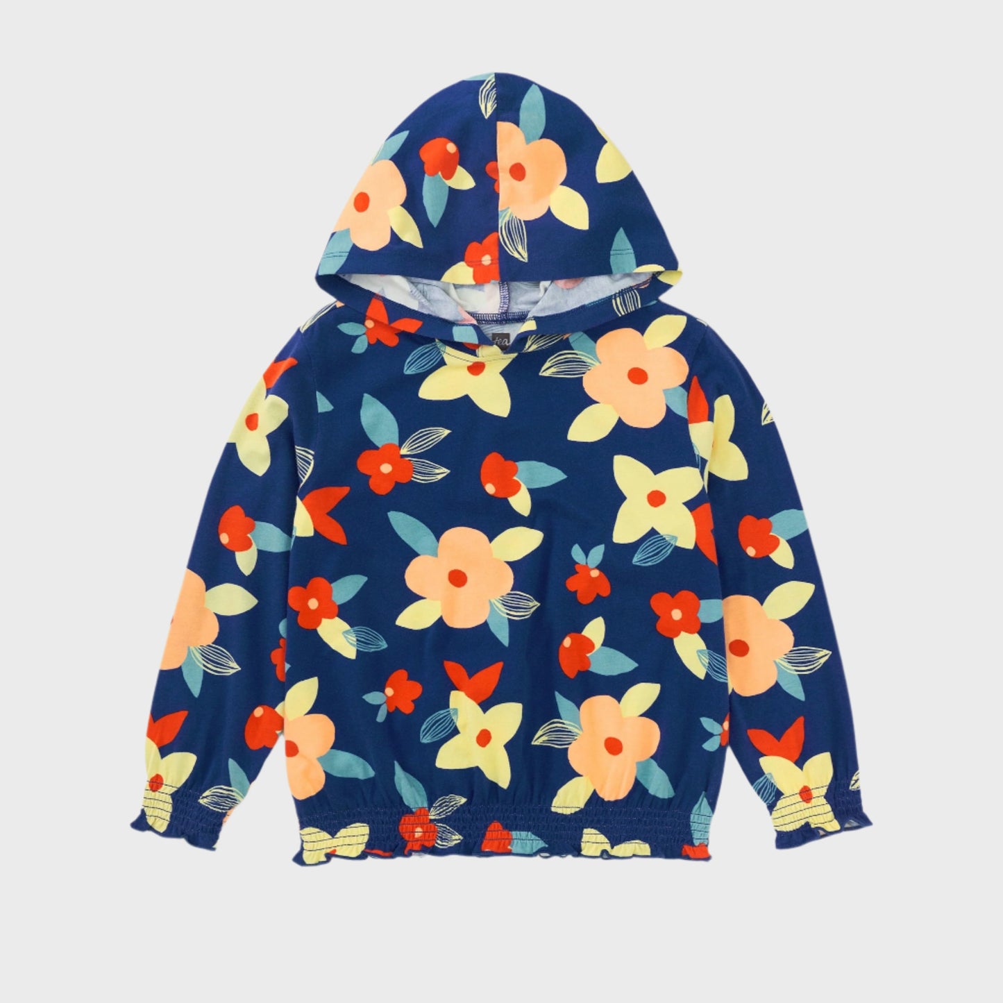 Turkish Floral Smocked Hoodie