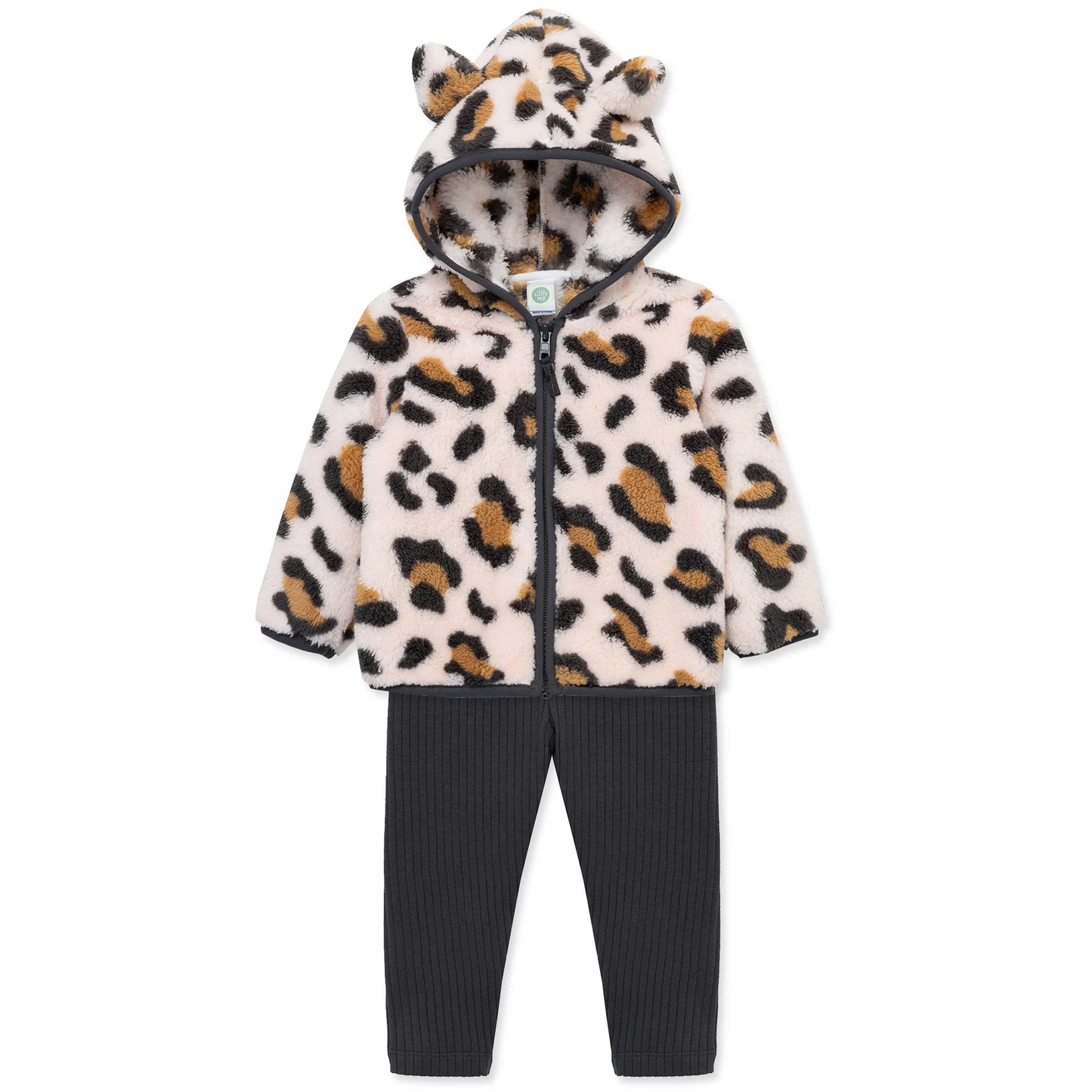 Pink Leopard Sherpa Set (Baby)