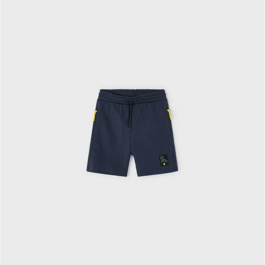 Navy Active Knit Bermuda Shorts