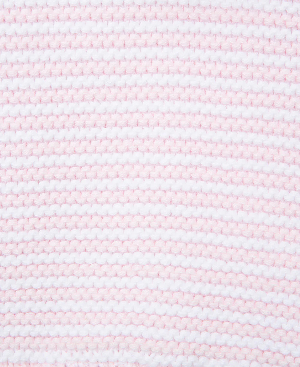 Little Me Pink Knit Button Cardigan