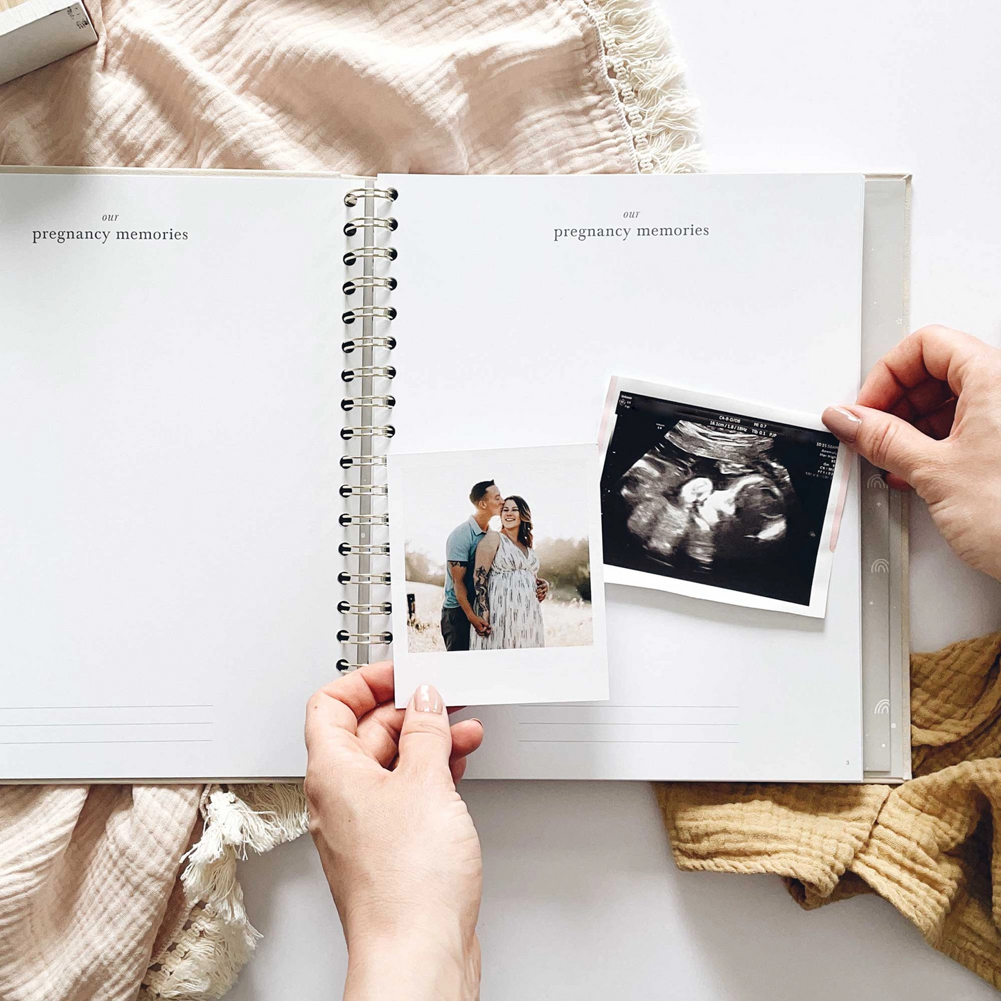 Safari-Themed Luxury Keepsake Baby Memory Book