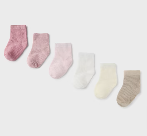 Pink Sock Set of 6