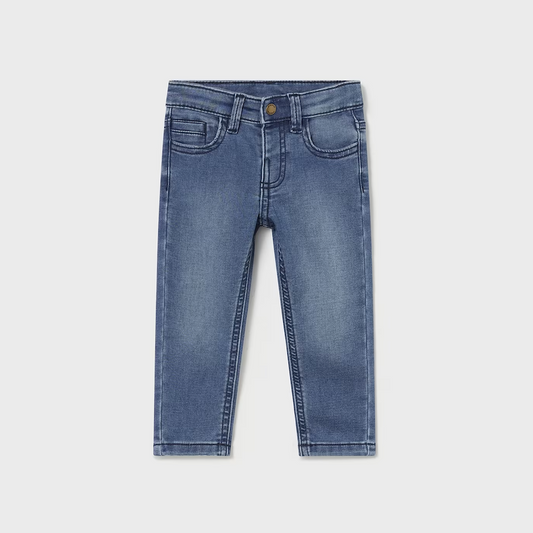 Medium Wash Soft Denim Jeans